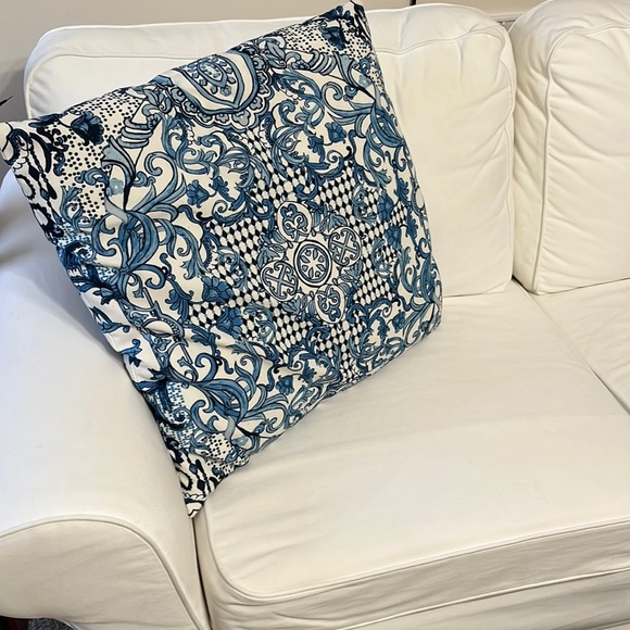 Pottery Barn Other - Pottery Barn Blue and White Watercolor Pillows